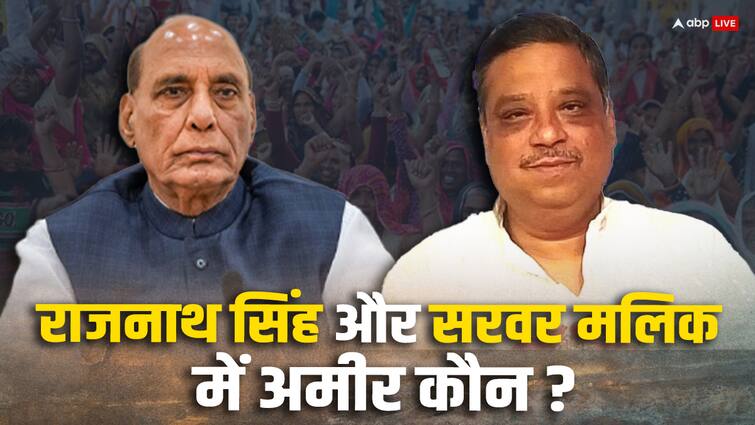 Rajnath Singh Net worth Sarwar Malik  net worth both BJP Bahujan samaj party candidate from Lucknow lok sabha seat Rajnath Singh या Sarwar Malik, कौन है ज्यादा अमीर? चुनावी हलफनामे से हुआ चौंकाने वाला खुलासा
