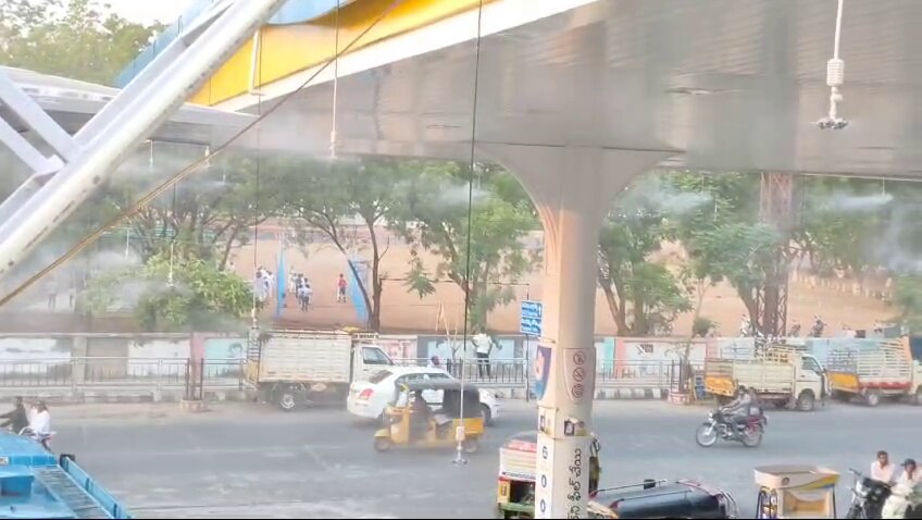 Karimnagar News: బాబోయ్ ఎండలు - ఉపశమనం కోసం ఆ పెట్రోల్ బంక్ యజమాని ఏం చేశాడంటే?