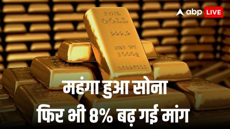 Gold Demand Rises By 8 Percent In India To 137 Tonne In Q1 2024 Despite Hike In Gold Prices Says WGC WGC Report: सोने की कीमतों में उछाल के बावजूद डिमांड पर असर नहीं, 2024 की पहली तिमाही में भारत ने खरीदा 137 टन सोना