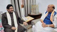 चुनाव के बीच मुस्लिम धर्मगुरु यासूब अब्बास से मिले राजनाथ सिंह