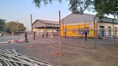 आगरा में स्ट्रांग रूम और मतगणना स्थल पर तैयारियां शुरू, 7 मई को होनी है वोटिंग