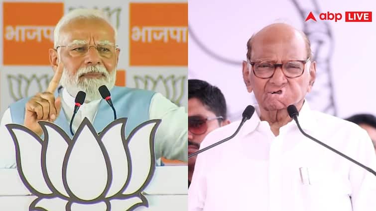 PM Modi targets Sharad Pawar FRP of Sugarcane in Madha Constituency Maharashtra PM Modi on Sharad Pawar: महाराष्ट्र में शरद पवार पर बरसे पीएम मोदी, 'झूठी कसम खाने वालों को...', लगाए ये आरोप