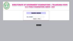 TS SSC Result 2024 Highlights: Telangana SSC 10th Class Result Declared, Check Direct Link