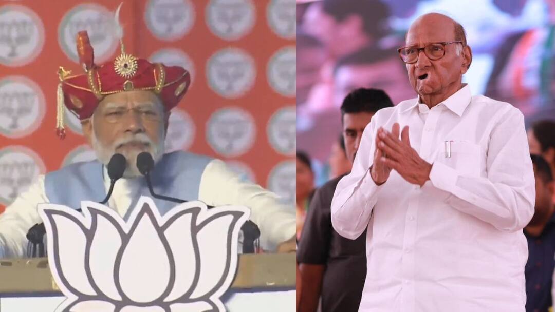Sharad Pawar: पहिल्या 3 टप्प्यानंतर मोदी अस्वस्थ, भाजप नेत्यांच्या मनात संकटात अडकत चालल्याची भावना; शरद पवारांचं ऑब्झर्वेशन PM Modi and BJP leaders in tension after 3 phases of election says Sharad Pawar Sharad Pawar: पहिल्या 3 टप्प्यानंतर मोदी अस्वस्थ, भाजप नेत्यांच्या मनात संकटात अडकत चालल्याची भावना; शरद पवारांचं ऑब्झर्वेशन