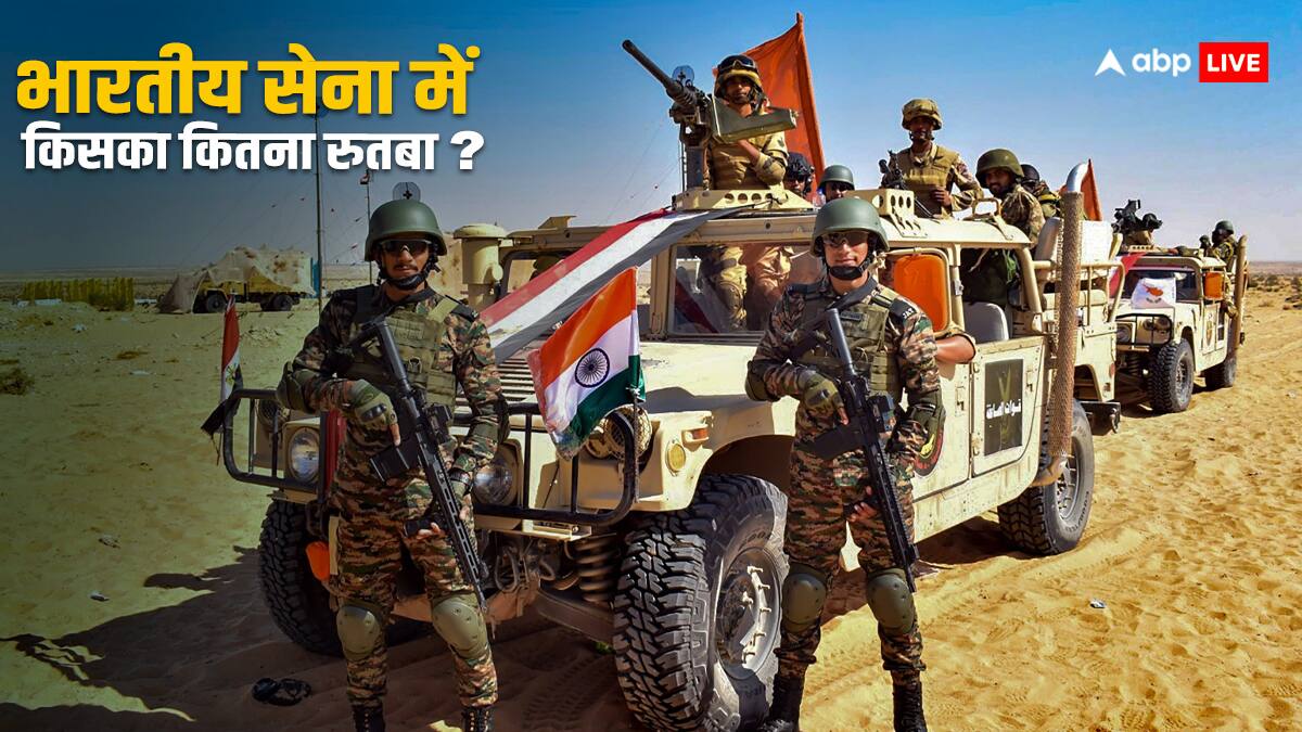 भारतीय सेना को कितना जानते हैं आप, कैसे तय होती है रैंक और जिम्मेदारी?