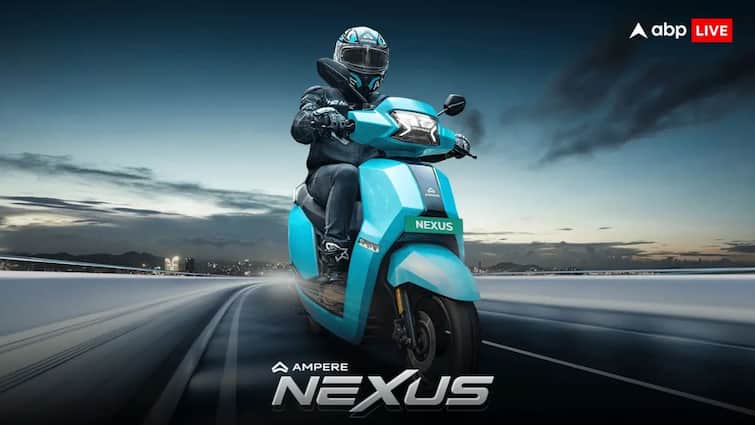 Ampere Nexus electric scooter launched in India single charging range 136 kilometer features price Ampere Nexus e-scooter हुआ लॉन्च, सिंगल चार्जिंग में देगा 136 किलोमीटर की रेंज