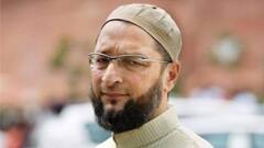 WATCH: AIMIM President & MP Asaduddin Owaisi Rides Bike On Campaign Trail In Hyderabad