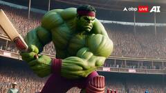 AI Images: हल्क ने मारे छक्के तो कैप्टन अमेरिका बने बॉलर....जब क्रिकेट के मैदान में उतर आए सुपरहीरो