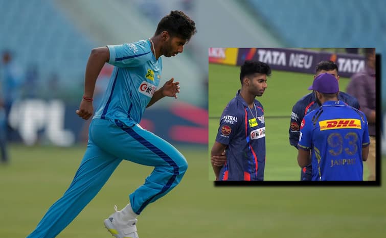 IPL 2024 Jasprit Bumrah gives tips to Mayank Yadav after LSG vs MI match LSG vs MI: चोटिल Mayank Yadav को Boom Boom Bumrah से मिली जबरदस्त टिप्स! फैंस हुए दीवाने