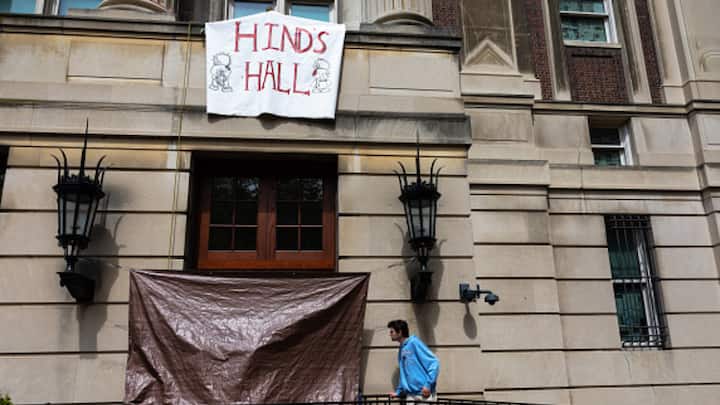 Columbia University Pro Palestine Protests Threatens To Expel Students Occupying Hamilton Hall Rename Hinds Hall Tensions Heighten At Columbia University As Administration Threatens To Expel Students Occupying Building