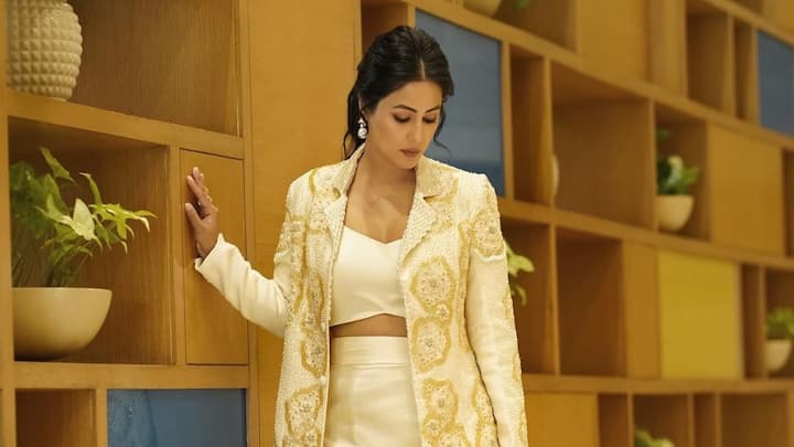 Hina Khan looks stunning in skirt and blazer co-ord in her most recent post.