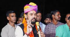 केंद्रीय मंत्री अनुराग ठाकुर ने किए रामलला के दर्शन, फिर राहुल गांधी पर निशाना, 'चाहे जितनी चादर...'