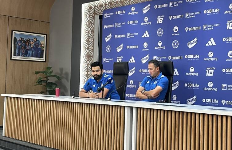 Rohit Sharma Press Conference Today Highlights Rinku Singh Exclusion T20 World Cup Squad Virat Rohit Sharma PC Highlights: હાર્દિકની કેપ્ટન્સી, વિરાટની સ્ટ્રાઈક રેટ અને રિન્કુના બહાર થવા અંગે રોહિત- અગરકરે કર્યા ખુલાસા