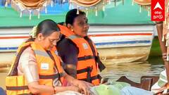 Durga Stalin boat ride : துர்கா ஸ்டாலின் படகு சவாரி! சுற்றுலாப் பயணிகளுடன் SELFIE