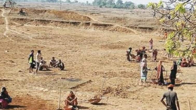 Bharatpur MNREGA Fake attendance pond deepening work being done anger among workers ann मनरेगा में तालाब गहरीकरण कार्य में फर्जी हाजिरी? मजदूरों में आक्रोश