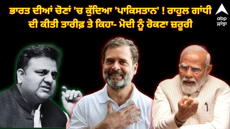 fawad chaudhry praised Rahul Gandhi and said  It is necessary to stop Modi Lok Sabha Election: ਭਾਰਤ ਦੀਆਂ ਚੋਣਾਂ 'ਚ ਕੁੱਦਿਆ 'ਪਾਕਿਸਤਾਨ' ! ਰਾਹੁਲ ਗਾਂਧੀ ਦੀ ਕੀਤੀ ਤਾਰੀਫ਼ ਤੇ ਕਿਹਾ- ਮੋਦੀ ਨੂੰ ਰੋਕਣਾ ਜ਼ਰੂਰੀ