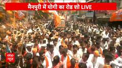 Lok Sabha Elections 2024: Yogi Adityanath Does A Roadshow In Samajwadi Party's Stronghold Mainpuri