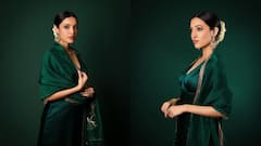 Neha Shetty Latest Photos : గ్యాంగ్స్ ఆఫ్ గోదావరి మూవీ ప్రమోషన్స్​లో నేహాశెట్టి.. గ్రీన్​ డ్రెస్​లో చాలా పద్ధతిగా ఉందిగా