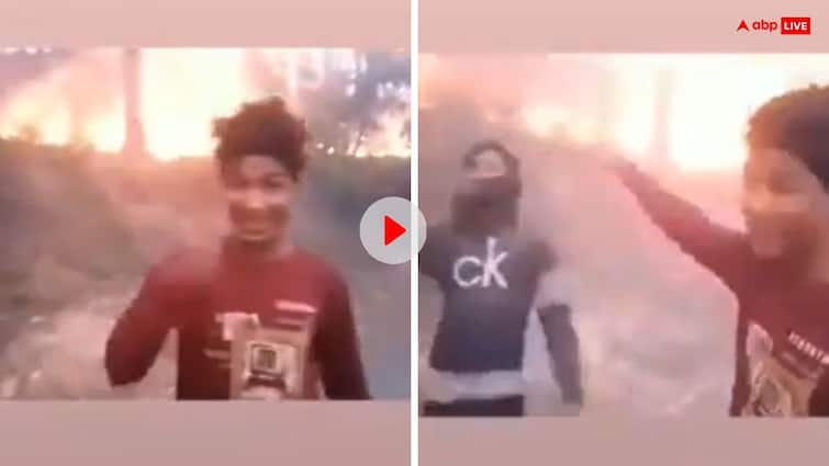 Uttarakhand forest Fire video of some people who claim they burned jungle Intentionally viral on Social Media पहाड़ को जलाकर हमें भस्म करना है... उत्तराखंड के जंगलों में आग लगने के मामलों के बीच वीडियो हो रहा वायरल