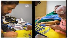 నీ సపోర్ట్‌కి థ్యాంక్స్ తాతా- 103 ఏళ్ల CSK ఫ్యాన్‌కు జెర్సీ గిఫ్టిచ్చిన Dhoni