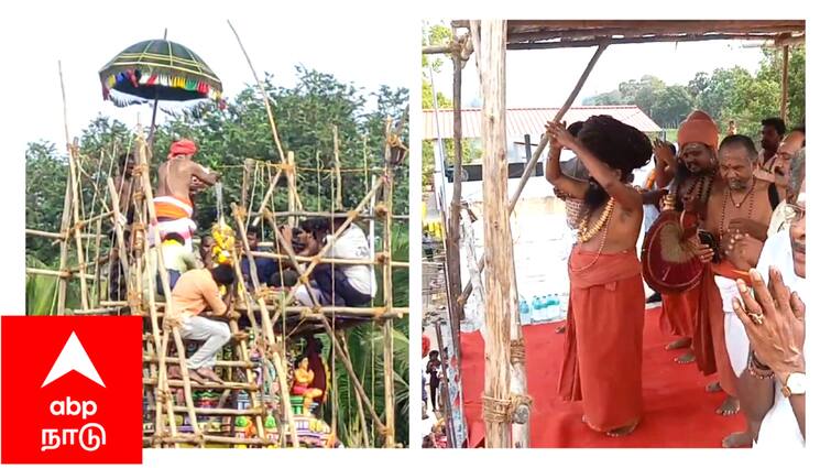 Mayiladuthurai ottankaadu mariyamman temple kumbabishekam festival - TNN ஓட்டங்காடு மாரியம்மன் கோயில் கும்பாபிஷேகம் - தருமபுரம் ஆதீனம் உள்ளிட்ட திரளான பக்தர்கள் தரிசனம்