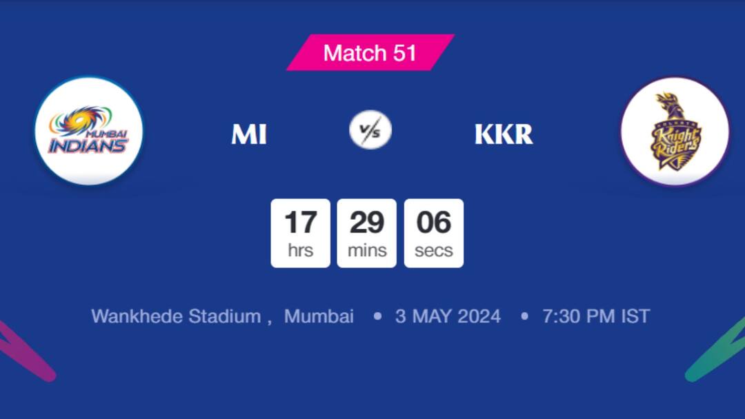 MI vs KKR:ముంబై ఖేల్ను కోల్కతా ఖతం చేస్తుందా..? MI vs KKR match in IPL 2024 Preview And Prediction MI vs KKR:ముంబై ఖేల్ను కోల్కతా ఖతం చేస్తుందా..?