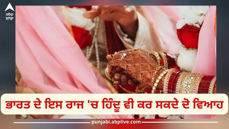 this state of india hindus can also do double marriage law gives recognition details inside Hindu Marriage Act: ਭਾਰਤ ਦੇ ਇਸ ਰਾਜ 'ਚ ਹਿੰਦੂ ਵੀ ਕਰ ਸਕਦੇ ਦੋ ਵਿਆਹ, ਕਾਨੂੰਨ ਦਿੰਦਾ ਮਾਨਤਾ, ਜਾਣੋ ਇਸ ਬਾਰੇ
