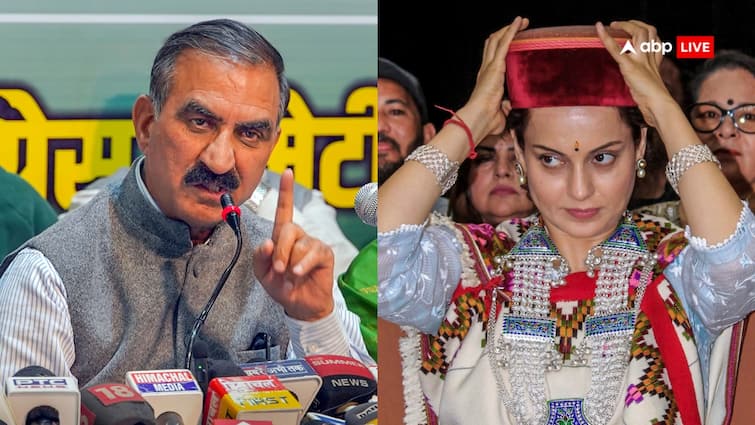 Sukhvinder Singh Sukhu targets Kangana Ranaut before Himachal Lok Sabha Election 2024 ANN 'फिल्म फ्लॉप होने के बाद...' CM सुक्खू का कंगना रनौत पर जोरदार हमला