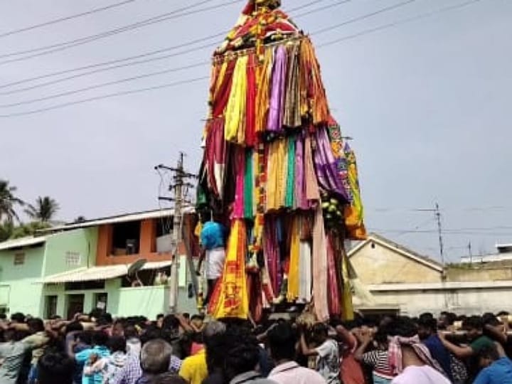 கரூர் ஸ்ரீ பகவதி அம்மன் ஆலயத்தில் கருப்பண்ண சுவாமி பவனி விழா