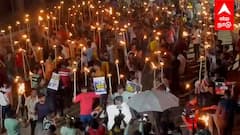 Torch rally by congress : ரேவண்ணாவுக்கு எதிர்ப்பு அதிரடி காட்டிய காங்கிரஸார்  கர்நாடகாவில் பரபரப்பு