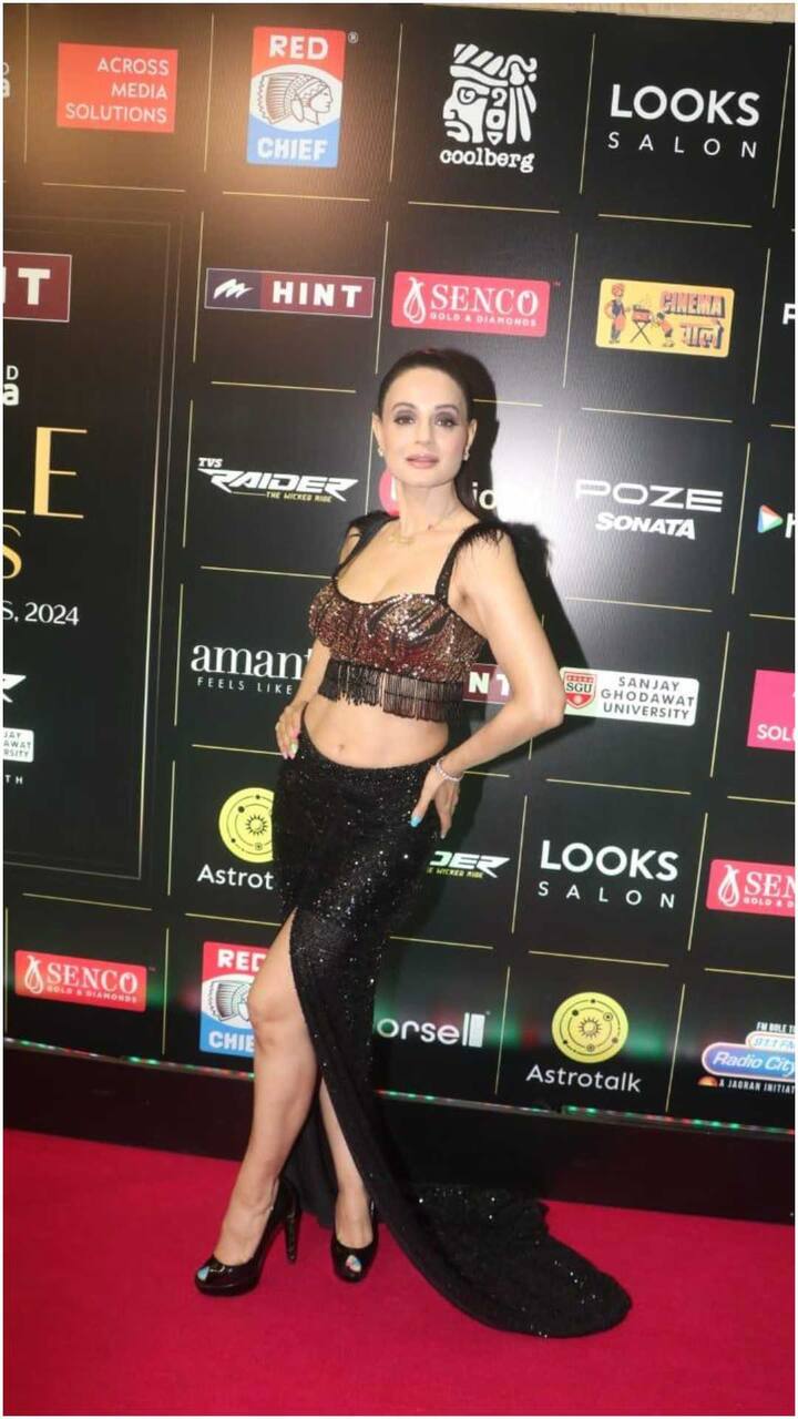અમીષાની સ્ટાઈલ જોઈને બધા તેના પ્રેમમાં પડી ગયા. બધાની નજર માત્ર અભિનેત્રી પર જ કેન્દ્રિત રહી.