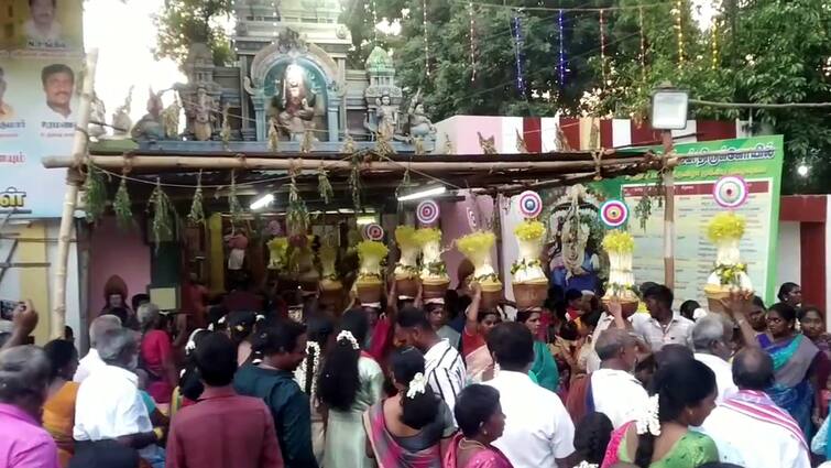 Theni kambam Sreekaumariamman temple on the occasion of Chithirai festival - TNN கம்பம் ஸ்ரீகௌமாரியம்மன் கோயில் சித்திரை திருவிழா; 2000 பேர் முளைப்பாரி எடுத்து ஊர்வலம்