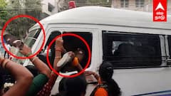 Savukku Shankar Arrest : சவுக்கு வந்த வாகனத்தை மறித்த திமுக மகளிரணியினர்!செருப்புடன் போராட்டம்