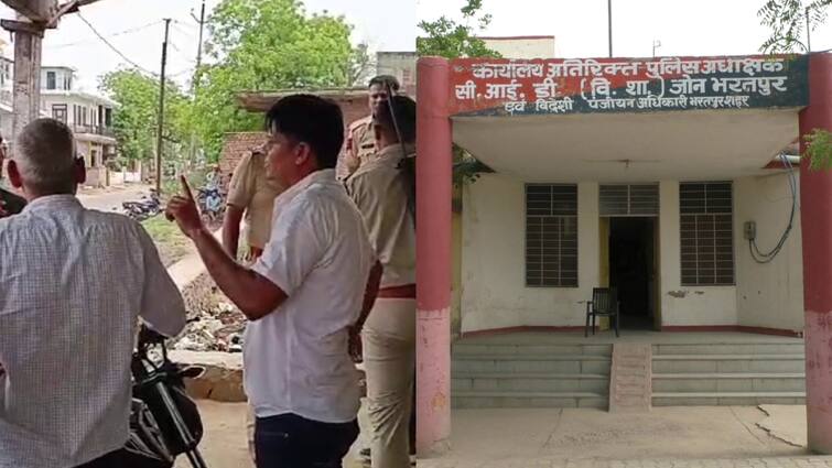 Bharatpur CID team went to arrest suspect attacked villagers took them hostage and beat them ann भरतपुर में संदिग्ध को पकड़ने गई सीआईडी टीम पर हमला, ग्रामीणों ने बंधक बनाकर पीटा