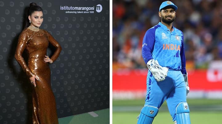 Urvashi Rautela Marrying Rishabh Pant Naseem Shah Viral Video DC IPL 2024 T20 World Cup 2024 Delhi Capitals Watch Urvashi Rautela Gives Two-Worded Response On Facing Awkward 'Marriage' Question On Rishabh Pant- WATCH
