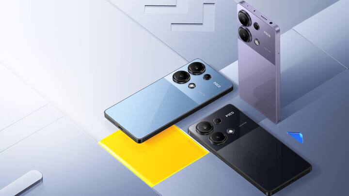 Poco M6 Pro (Sale Price: Rs 9,499 | Down From MRP: Rs 15,999): It comes with a 6.79-inch display which is full-HD+ with a refresh rate of up to 90Hz. It runs on a Qualcomm Snapdragon 4 Gen 2 processor and features a 50-megapixel main sensor which is backed by a 2-megapixel sensor with a well-defined role of a depth sensor and also has a bigger megapixel number on the front with an 8-megapixel sensor for selfies and video calls. A 5,000mAh battery keeps it running with support for 18W fast charging. (Image Source: Poco)