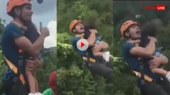 बच्चे को बिना किसी सेफ्टी के हजारों फीट की ऊंचाई से कूदा पिता.. देखें फिर क्या हुआ?