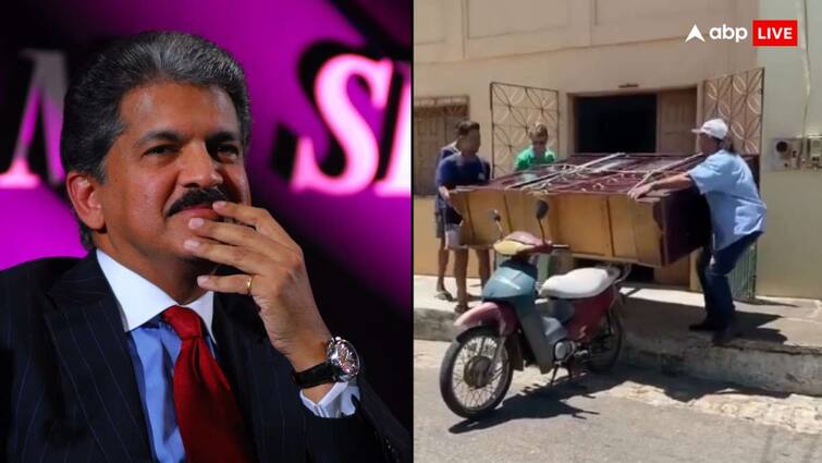 Anand Mahindra share video on social media on delivery furniture service in 10 minutes viral video Anand Mahindra Share Video:10 मिनट में कैसे करें किसी फर्नीचर को डिलीवर, आनंद महिंद्रा ने बताया उपाय