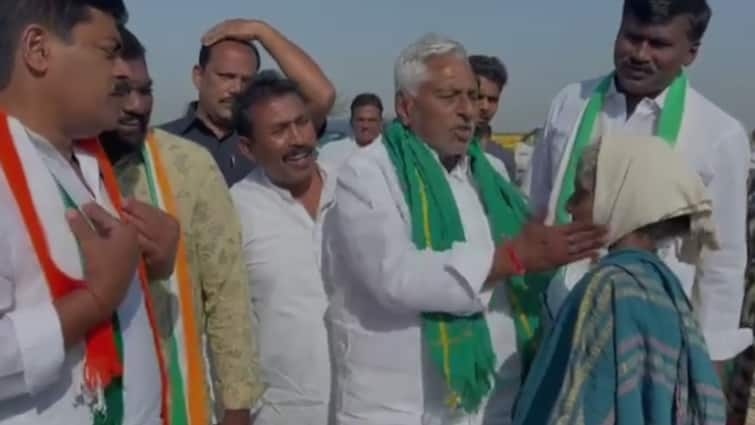 Telangana Congress candidate Jeevan Reddy slaps woman after says she will vote bjp in lok sabha elections 2024 Watch: बुजुर्ग महिला ने कहा- बीजेपी को दूंगी वोट तो कांग्रेस उम्मीदवार ने जड़ दिया थप्पड़, देखें वीडियो