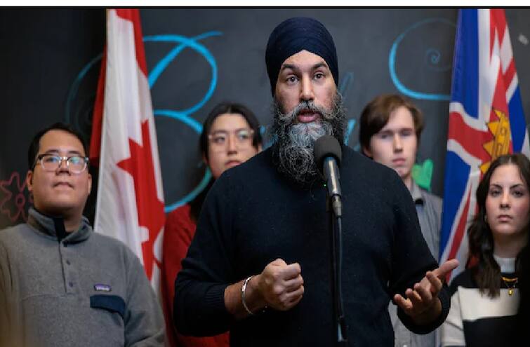 Hardeep Singh Nijjar murder Canadian politician Jagmeet Singh Alleged Government of India Hardeep Singh Nijjar : ''हरदीप सिंह निज्जर की हत्या में भारत का हाथ', आरोपियों की गिरफ्तारी के बीच कनाडा के नेता का आरोप