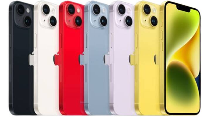 Apple iPhone 14 (Sale Price: Rs 58,999 | Down From MRP: Rs 79,900): The iPhone 14 introduces a 6.1-inch Super Retina XDR display for stunning visuals, backed by an advanced camera system including features like Cinematic mode and Action mode. Safety features like Crash Detection enhance emergency response. It offers up to 20 hours of video playback, durability with Ceramic Shield and water resistance, and powerful performance with the A15 Bionic chip and superfast 5G connectivity on iOS 16. (Image Source: Apple)