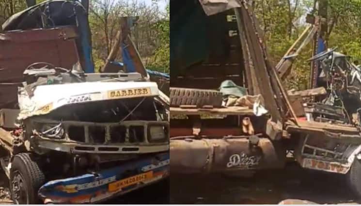 Nagar- Kalyan Highway Accident three die In accident in malshej ghat area marathi news Nagar- Kalyan Highway Accident : नगर- कल्याण महामार्गावर भीषण अपघात; तीन जणांचा जागीच मृत्यू, तीन जण गंभीर जखमी