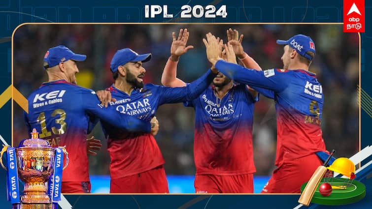 IPL 2024 RCB vs GT Match Highlights Royal Challengers Bengaluru Won Gujarat Titans By 4 Wickets Faf du Plessis Virat Kohli Joshua Little 4 wickets Haul RCB vs GT Match Highlights: பந்து வீச்சில் பயம் காட்டிய குஜராத்; தடுமாறி வெற்றியை எட்டிய பெங்களூரு!