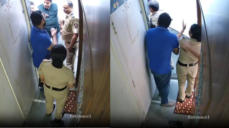 Avinash Jadhav: A video of MNS's Leader Avinash Jadhav beating up Sarafa's son has surfaced Avinash Jadhav: मनसेच्या अविनाश जाधव यांनी सराफाच्या मुलाला थोबाडीत लगावली; व्हिडीओ आला समोर
