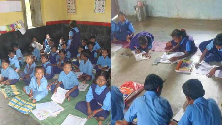 Chief Minister School Jatan Yojana Fail in bastar Forced to study in a dilapidated school ann बस्तर में स्कूल जतन योजना का बुरा हाल, जर्जर हालत में 400 से ज्यादा स्कूल भवन