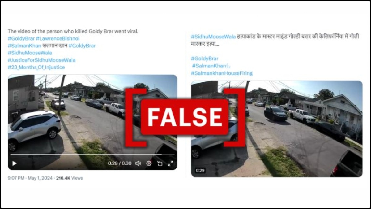 Fact Check: Unrelated 2023 Video Shared To Claim Gangster Goldy Brar Was Shot Dead In US