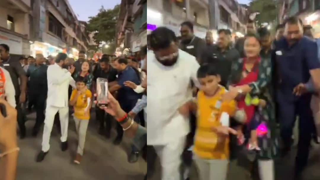 9-year-old child hand burnt in Thane, CM Eknath Shinde himself taken to hospital, rally abandoned halfway ठाण्यात 9 वर्षाच्या चिमुकल्याचा हात भाजला, मुख्यमंत्र्यांनी स्वत: रुग्णालयात नेले, रॅली अर्ध्यावरच सोडली