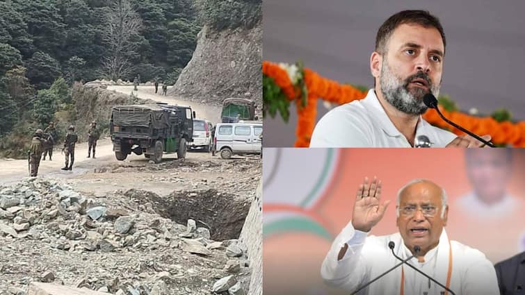 Poonch terror attack United for our soldiers Kharge, Rahul condemn Poonch terror attack: ”வீரர்களுக்காக ஒன்றிணைவோம்” - பூஞ்ச் தீவிரவாத தாக்குதலுக்கு ராகுல் உள்ளிட்ட தலைவர்கள் கண்டனம்