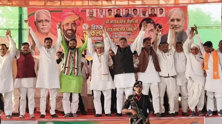 Haryana CM Nayab Singh Saini in vijay sankalp rally targets Congress in Nuh ANN Nuh News: 'लोगों की समस्याओं से कांग्रेस के नेताओं को...', विजय संकल्प रैली में CM नायब सैनी का निशाना