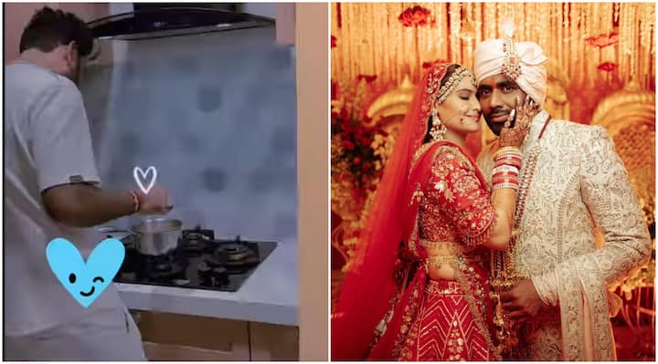 Arti Singh Husband First Rasoi: टीवी एक्ट्रेस और कृष्णा अभिषेक की बहन आरती सिंह इन दिनों अपनी पर्सनल लाइफ को लेकर चर्चा में बनी हुई हैं. आरती हाल ही में दीपक चौहान संग शादी के बंधन में बंधी है.